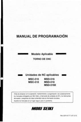 manual torno cnc mori seiki|mori seiki programming manual.